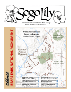 digital version - Utah Native Plant Society