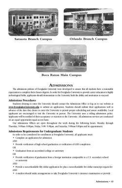 EVRU Cat 12.1 - Everglades University