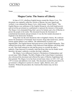 Magna Carta - TerrisTrainings