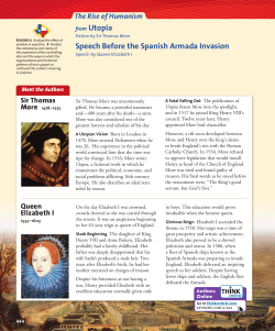 from Utopia Speech Before the Spanish Armada Invasion