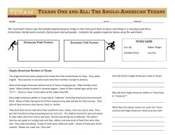 texans one and all: the anglo-american texans