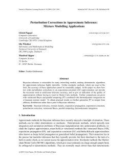 Perturbation Corrections in Approximate Inference: Mixture