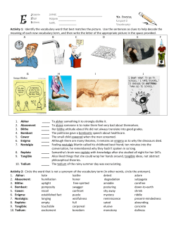 Activity 1 - Jericho Public Schools