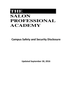 Campus Security - The Salon Professional Academy Grand Junction