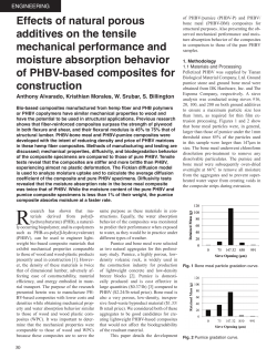 Effects of natural porous additives on the tensile mechanical