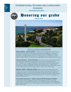 Our 2016 Newsletter - Pepperdine University