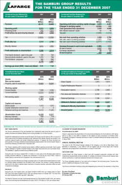KES KES Assets Million Million Non-current assets Property, plant