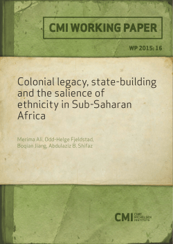 this publication - Chr. Michelsen Institute