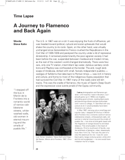 A Journey to Flamenco and Back Again