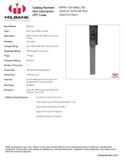 MPRV-100-MBLC-80 100A RT MTR DB PED