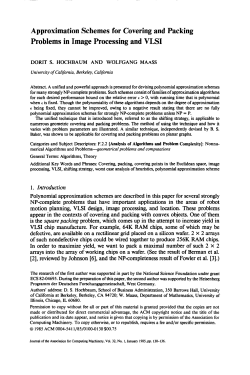 Approximation Schemes for Covering and Packing Problems in