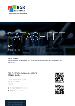 MEH-30-100 - RGB Automatyka