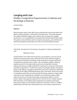 Longing and Loss - Emergence: A Journal of Undergraduate