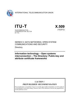 itu-t recommendation
