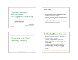 Beginning Decoding Survey - UC CECH
