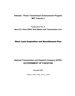 GOVERNMENT OF PAKISTAN
