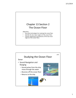 13.2 The Ocean Floor - Proctor Public Schools