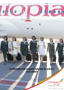 ethiopian the largest airline in africa fact sheet