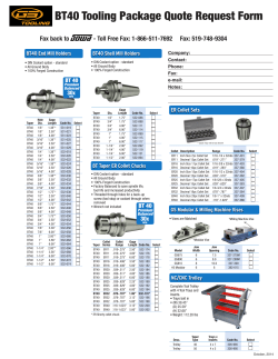 BT40 Package Selection Form
