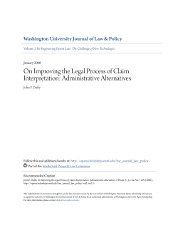 On Improving the Legal Process of Claim Interpretation