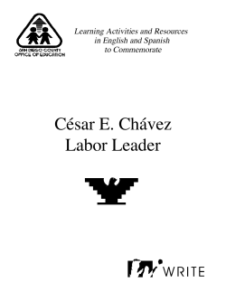 C&eacute;sar E. Ch&aacute;vez Labor Leader