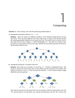 Solution - Introduction to Computing