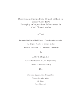 Discontinuous Galerkin Finite Element Methods for Shallow Water