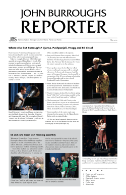 May 2010 - John Burroughs School