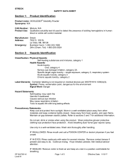 SICKLEDEX Solubility Powder SDS