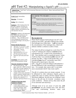pH Test #2