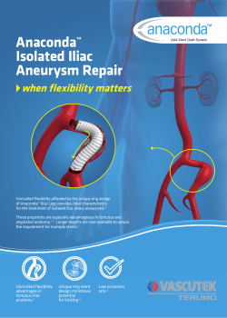 Anaconda&trade; Isolated Iliac Product Ordering Information