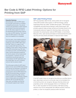 the Bar Coding and RFID Label
