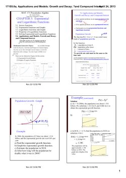 171S5.6q Applications and Models: Growth and Decay