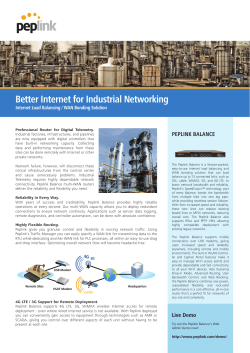 Better Internet for Industrial Networking