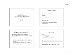 approximation