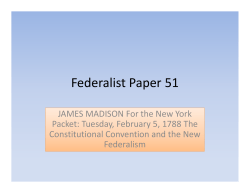 Federalist Paper 51