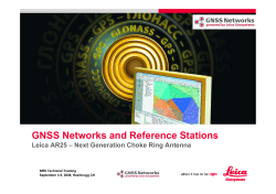 Leica AR25 – Next Generation Choke Ring Antenna