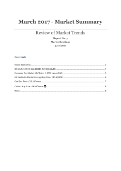 March 2017 - Market Summary