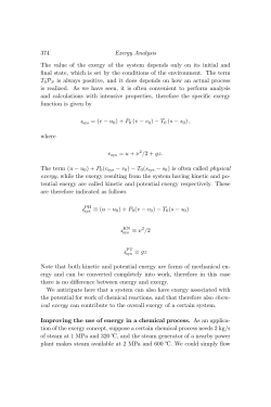 Thermodynamics - Fundamentals and Engineering Applications