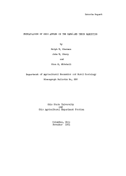 Interim Report PREPACXii.GING OF OHIO APPLES ON THE FARM