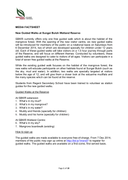 SBWR New Guided Walks