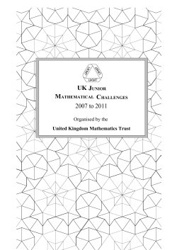 2007 to 2011 - NLCS Maths Department