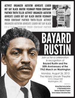 ACTIVIST ORGANIZER AGITATOR ADVOCATE LEADER OUT GAY