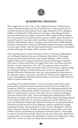 Que(e)rying Mongols - Iowa Research Online