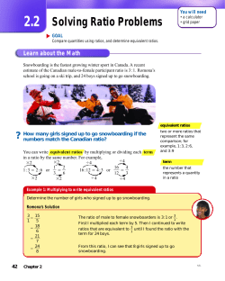Solving Ratio Problems