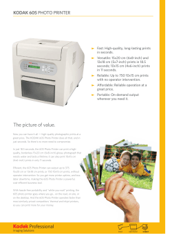 KODAK 605 PHOTO PRINTER