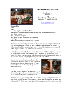 A Peg Loom - Spinderella`s Fiber Mill