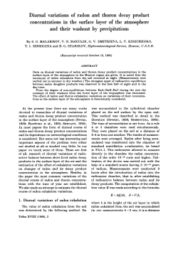 Diurnal variations of radon and thoron decay product concentrations