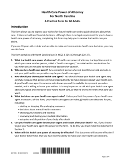 NH Health Care Power Of Attorney 901109