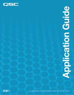 E Series Application Guide